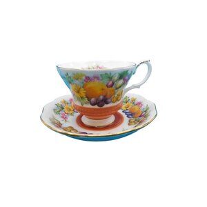 Vintage Royal Albert teacup saucer country fair Series bone china